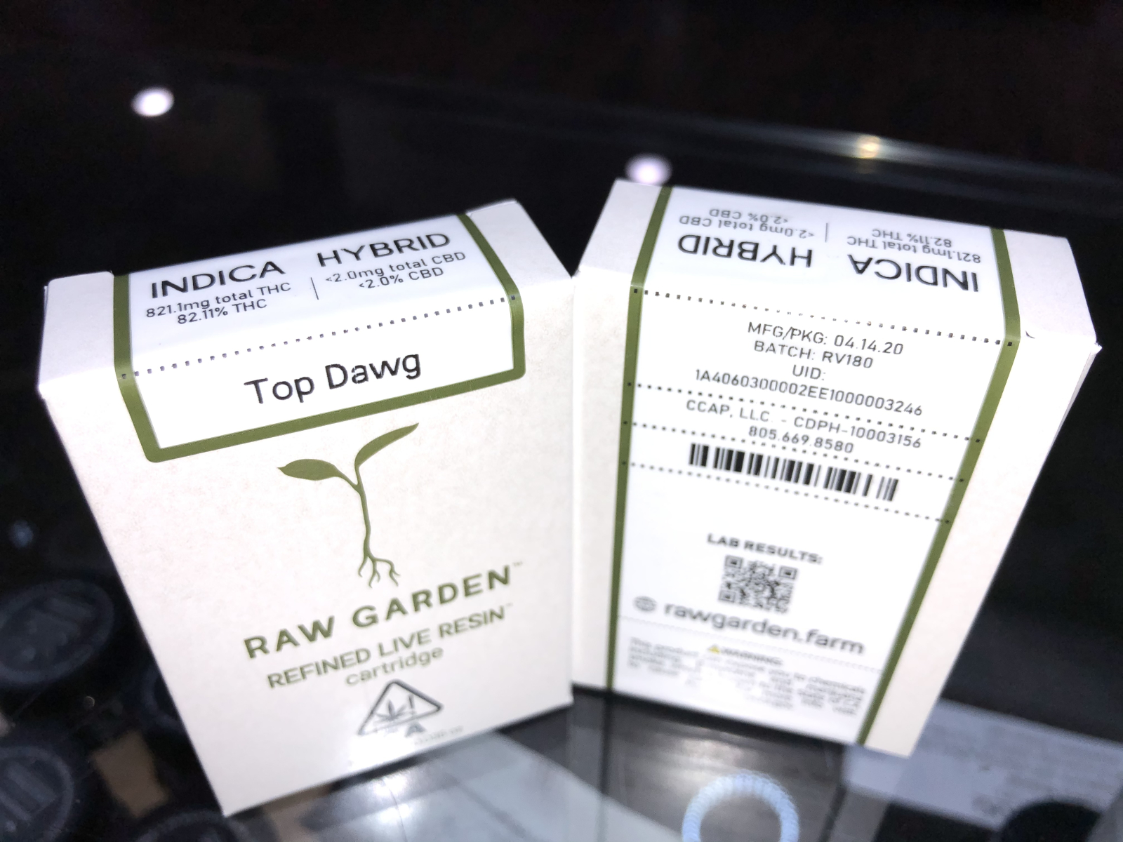 Raw Garden Top Dawg 1g Cartridge