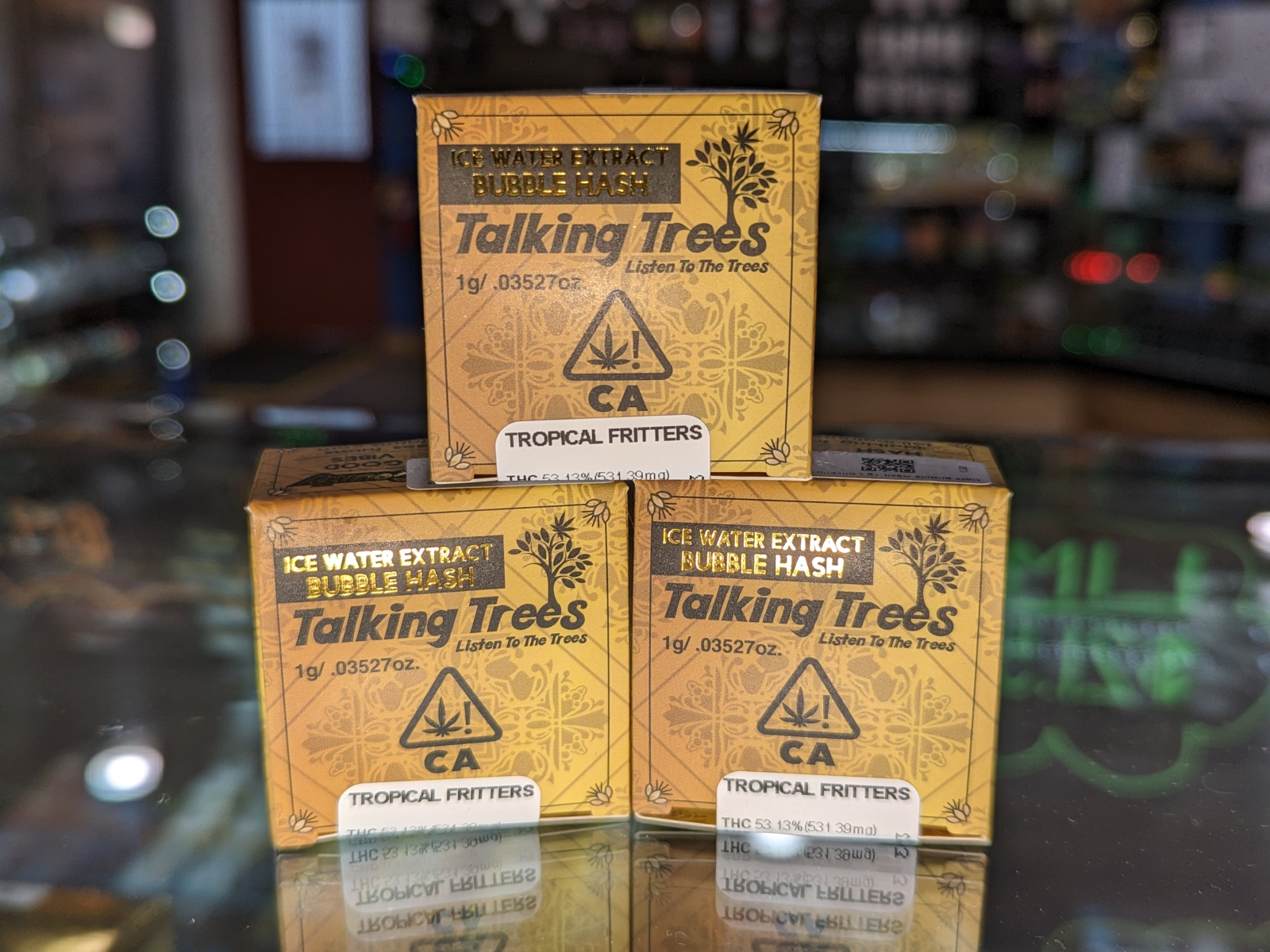 Talking Trees Tropical Fritters Bubble Hash 1g Concentrate Kure