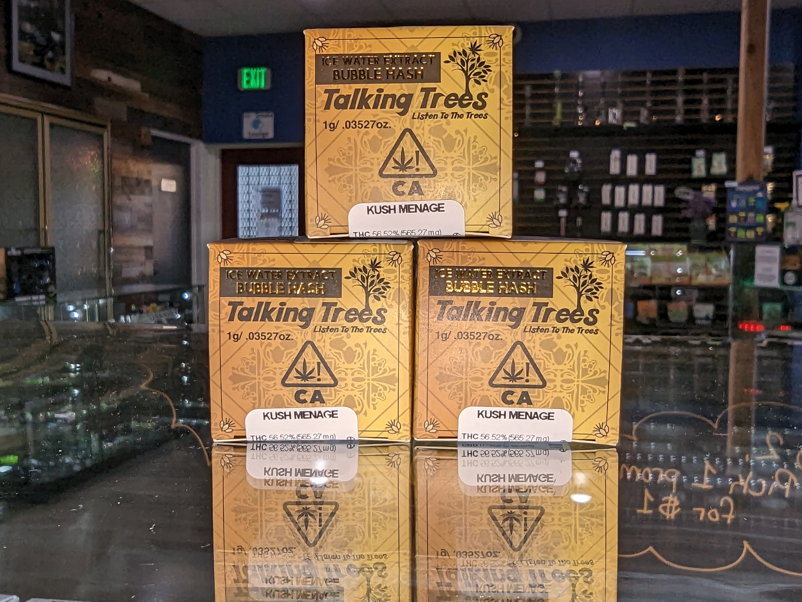 Talking Trees Kush Menage Bubble Hash 1g Concentrate Kure Wellness