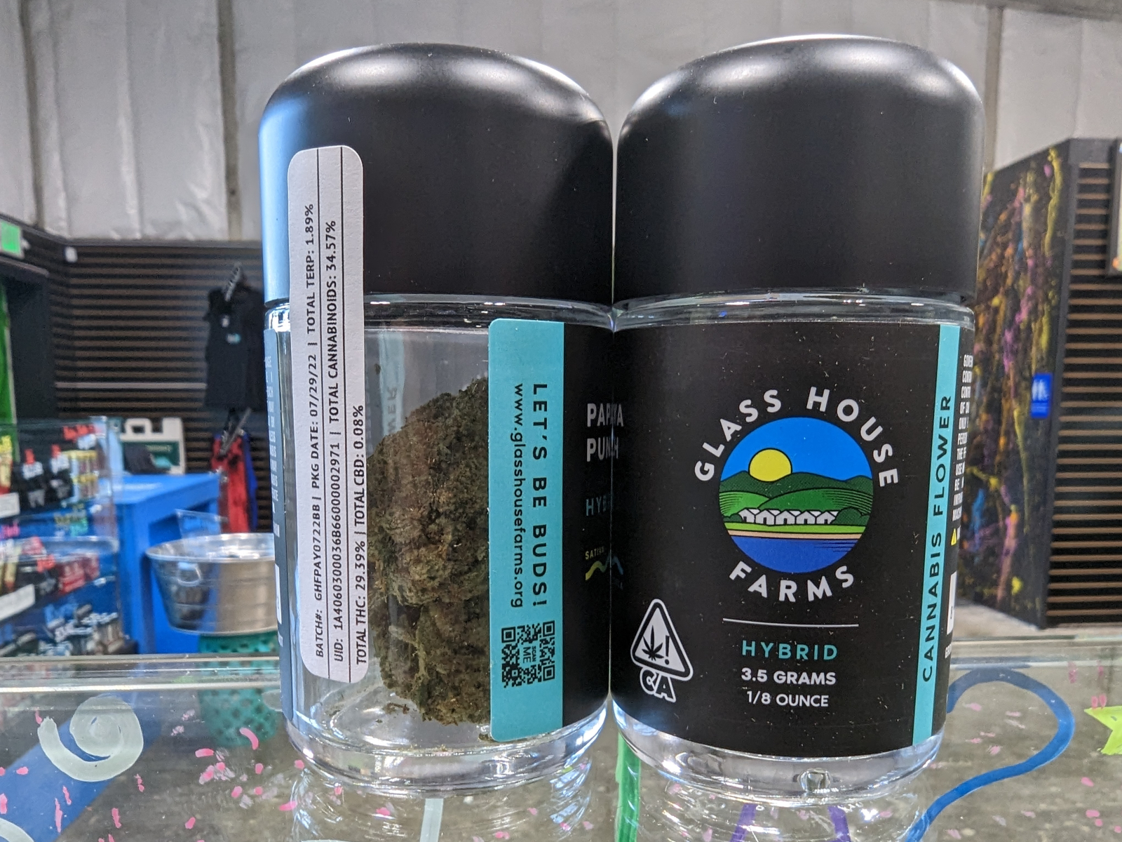 Glass House Farms Papaya Punch 3.5g Flower Kure Wellness Medical