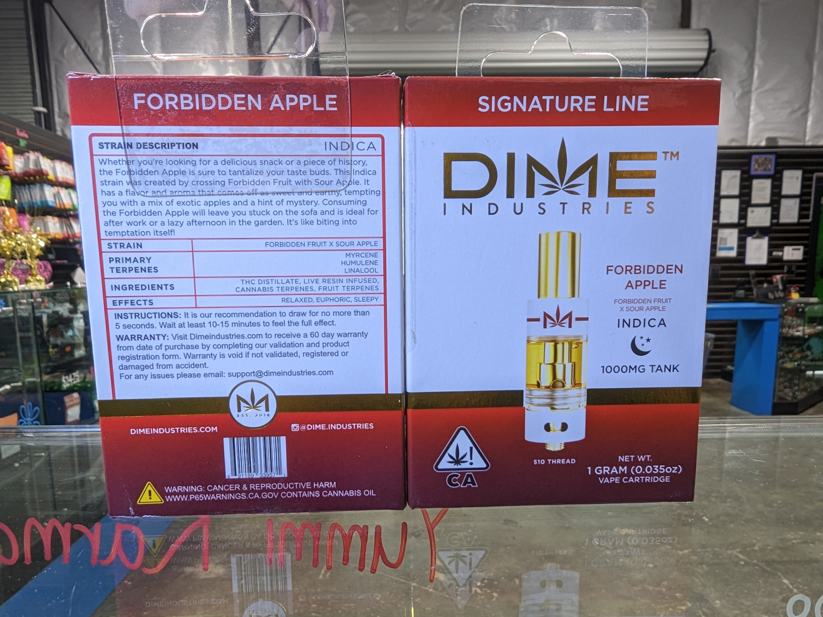 Dime 1000mg shops tank fake