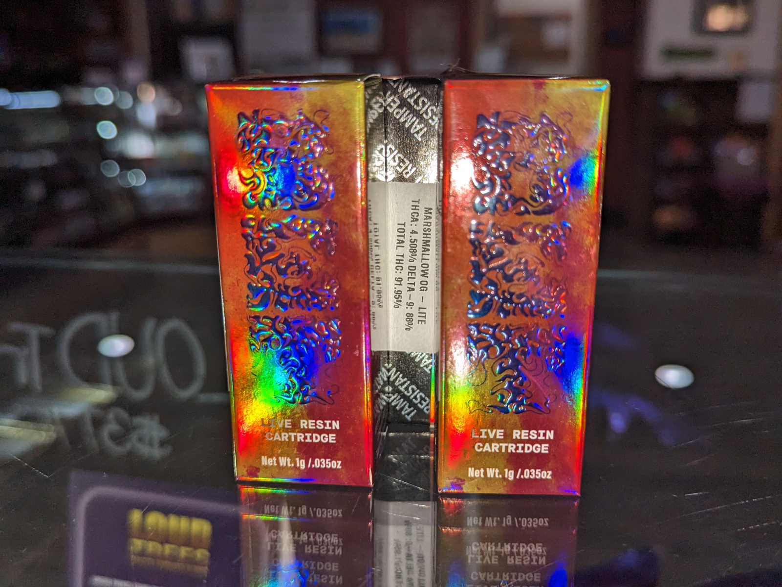 BET Marshmallow OG Lite 1g Live Resin Cartridge Kure Wellness