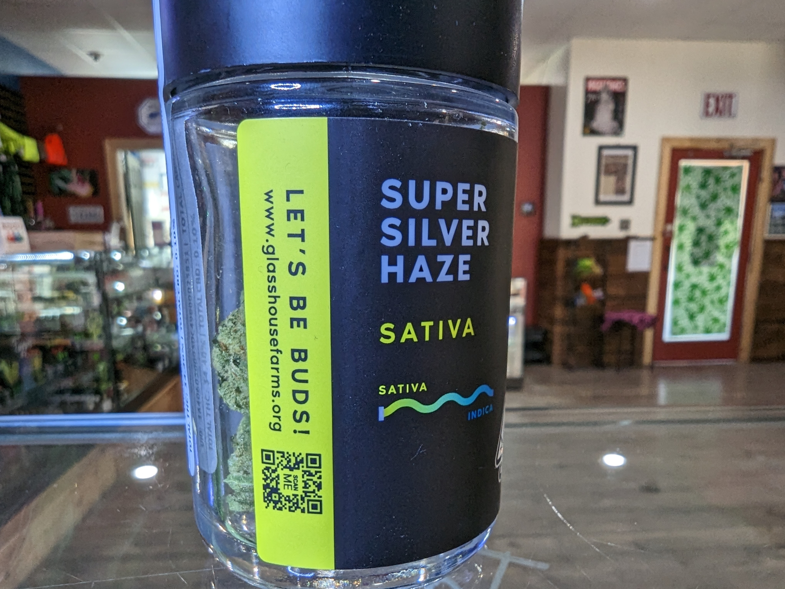 Glass House Farms Super Silver Haze 3.5g Kure Wellness Medical and