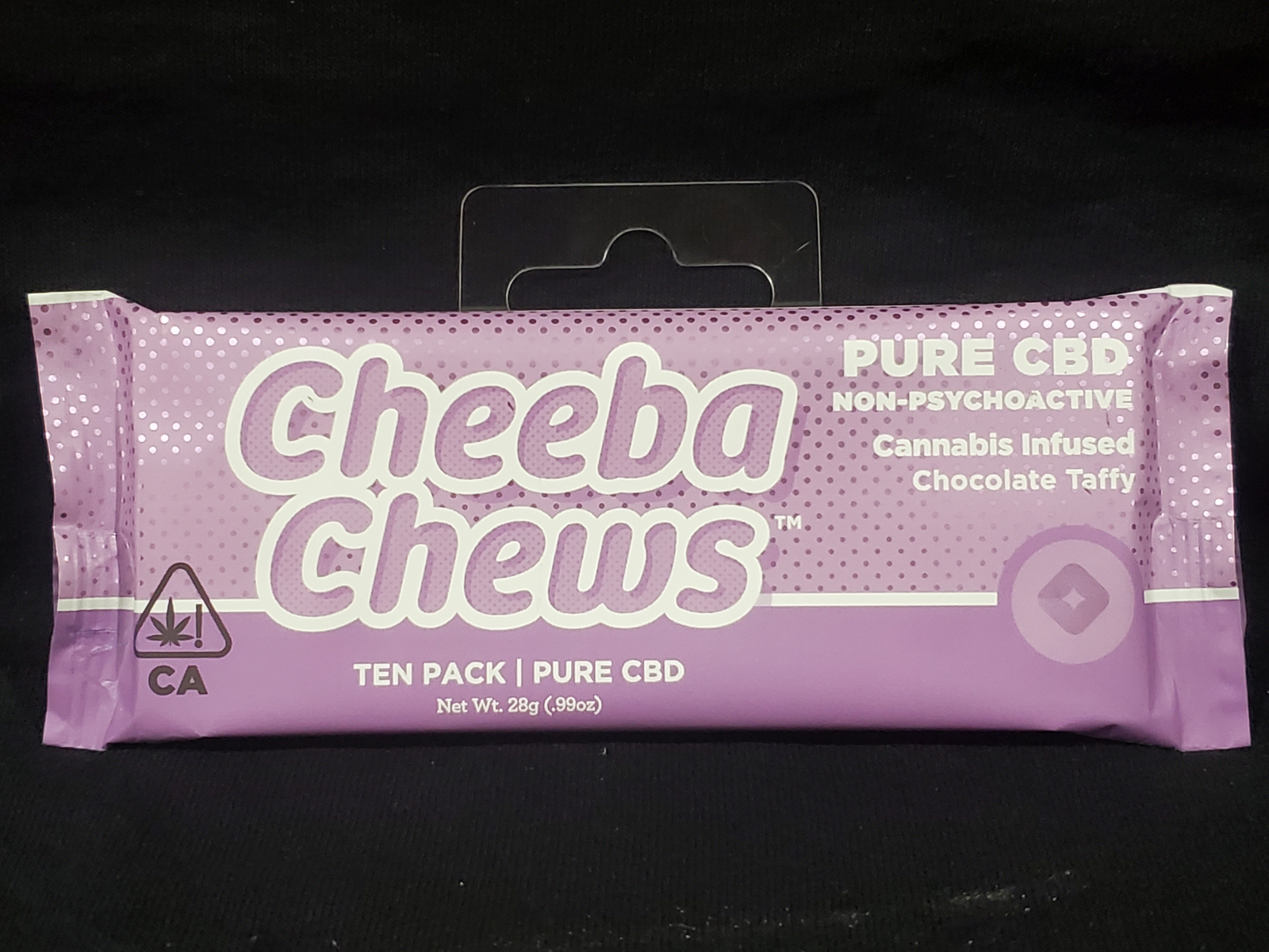 Cheeba Chews Pure CBD 100mg Chocolate Taffy