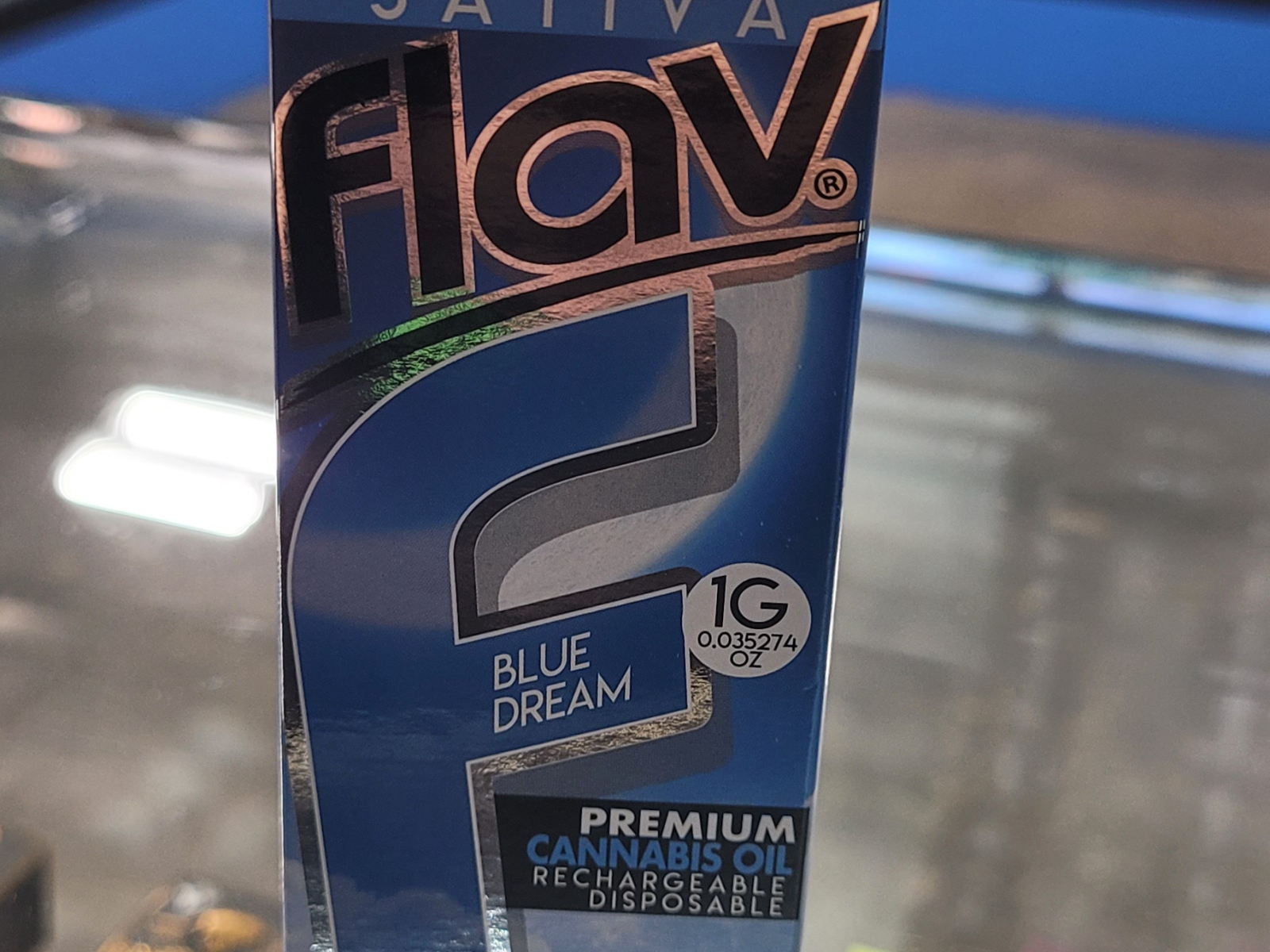 Flav Blue Dream 1g Disposable Pod Kure Wellness Medical Dispensary