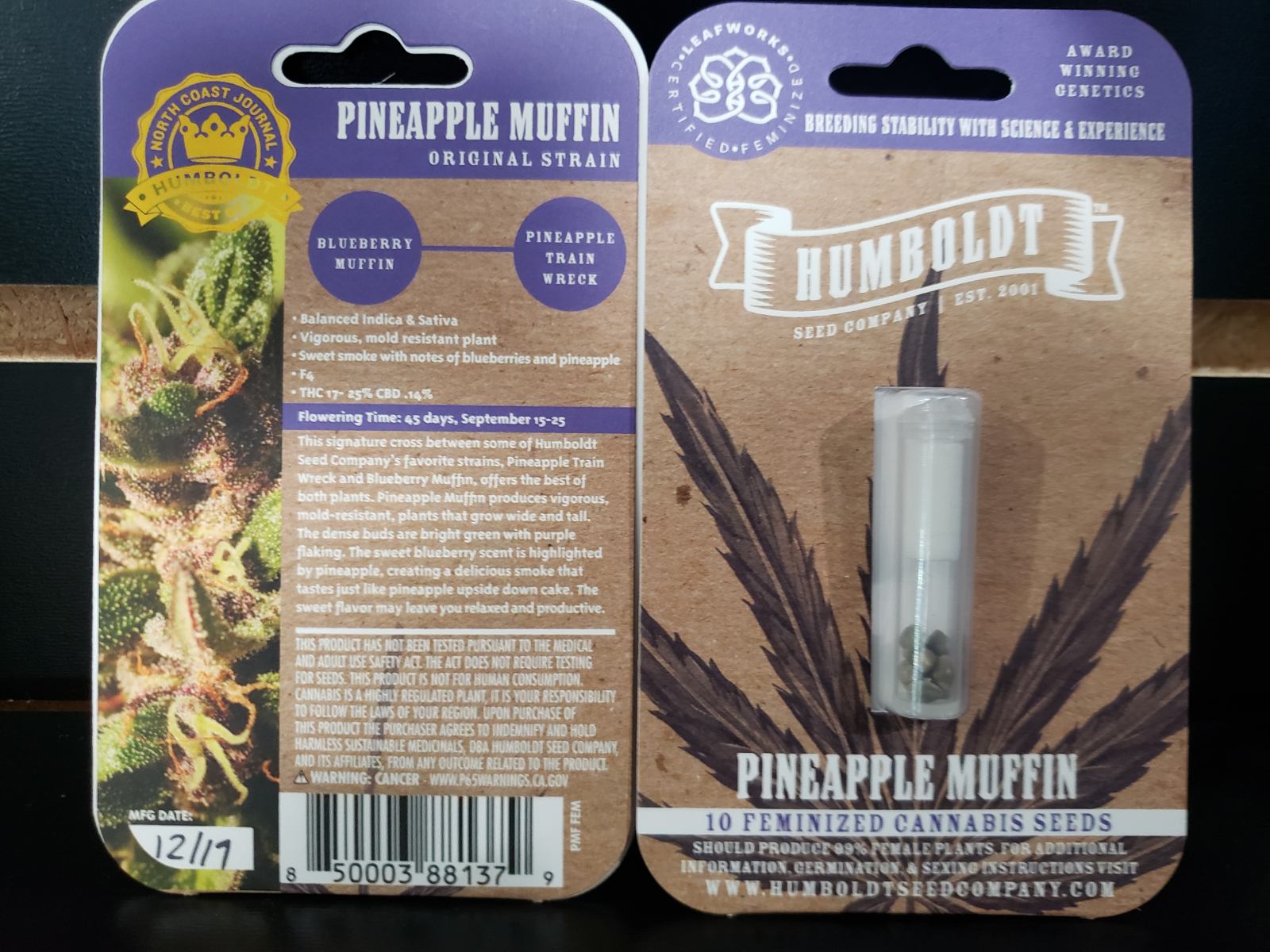 Humboldt Seed Co Pineapple Muffin Feminized 10 count