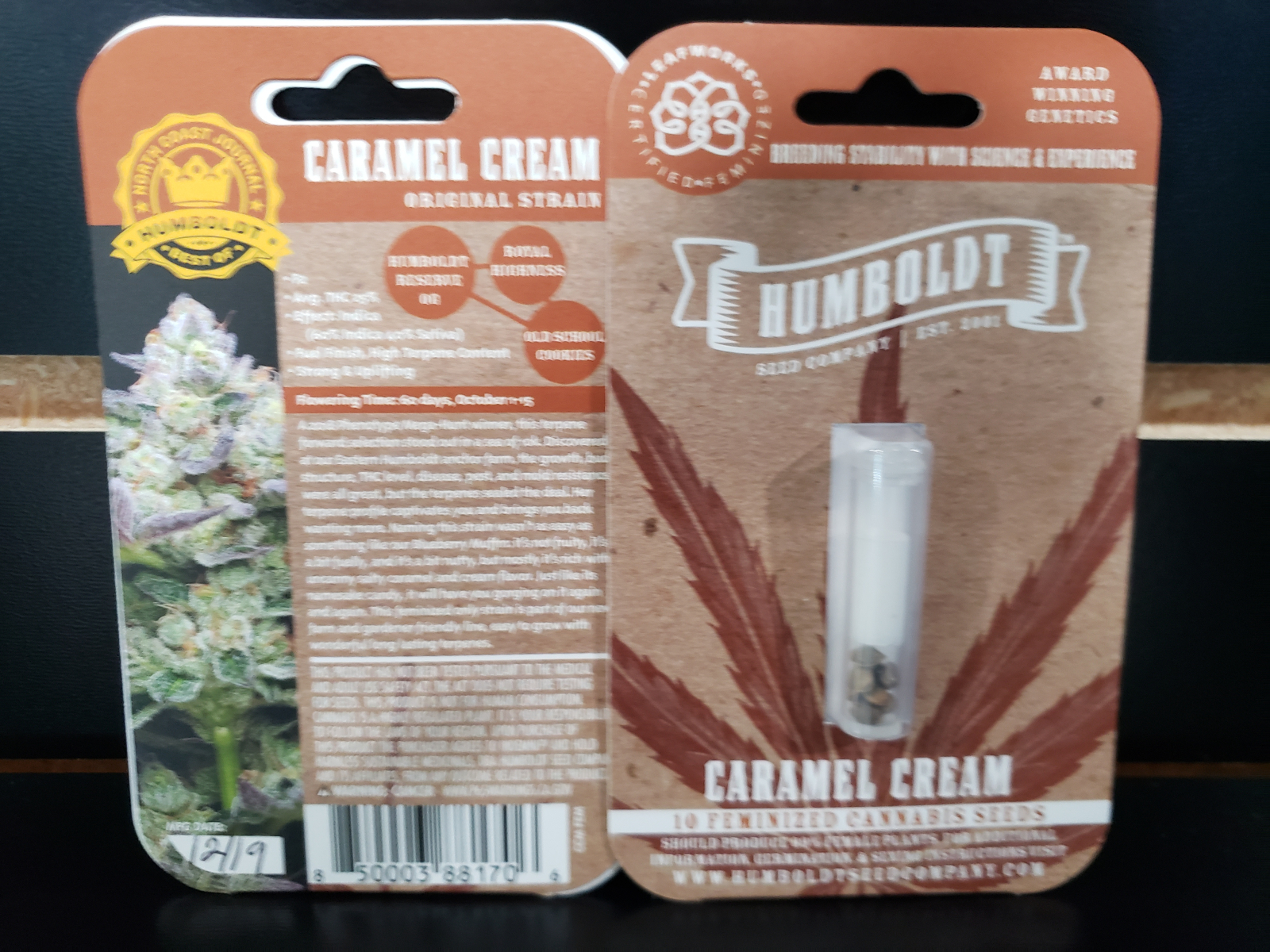 Humboldt Seed Co Caramel Cream feminized 10 count