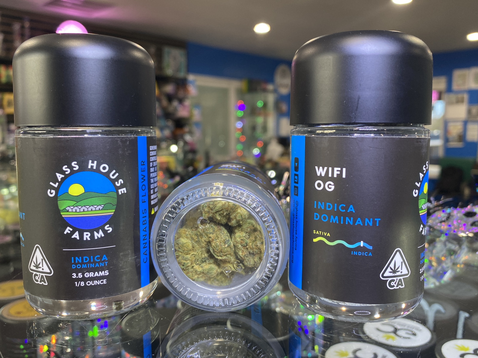 Glass House Farms Wifi OG 3.5g Prepackaged 1/8 Kure Wellness