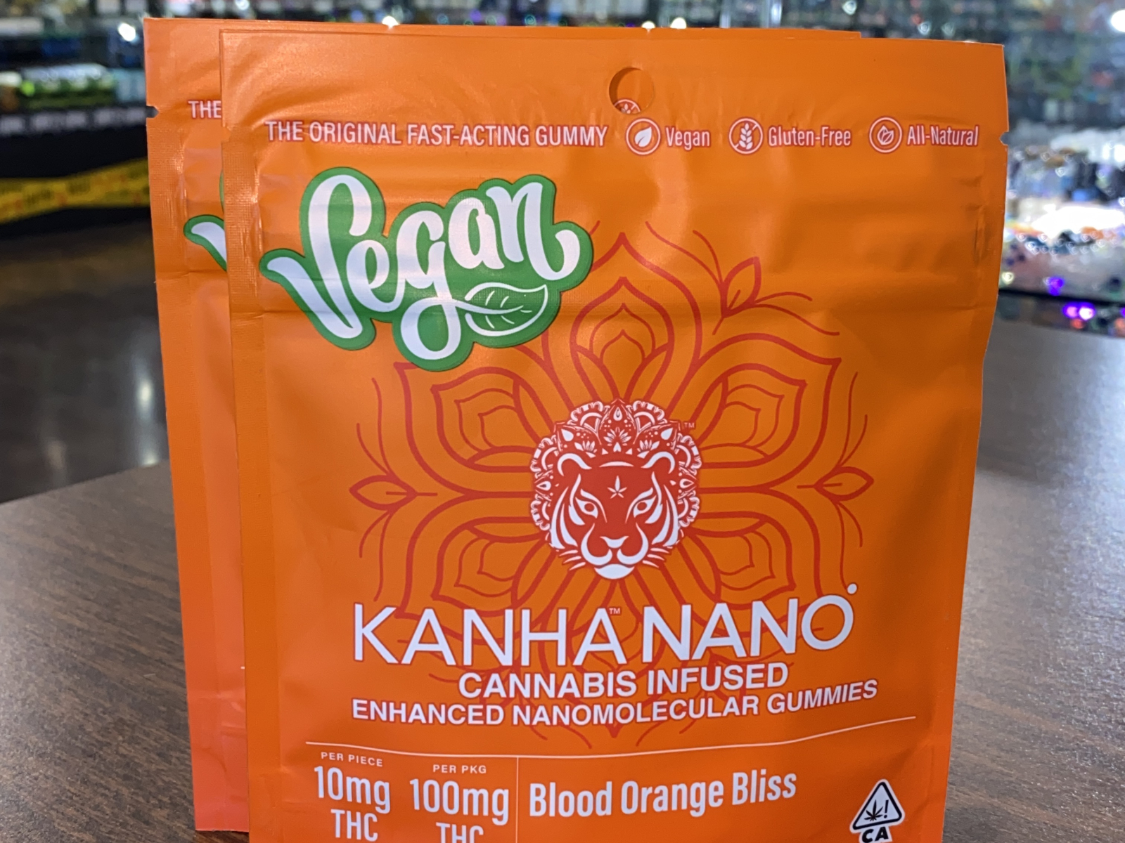 Kanha NANO Blood Orange Bliss Gummies 100mg THC Kure Wellness Kanha NANO Blood Orange Bliss Gummies 100mg THC Kure Wellness