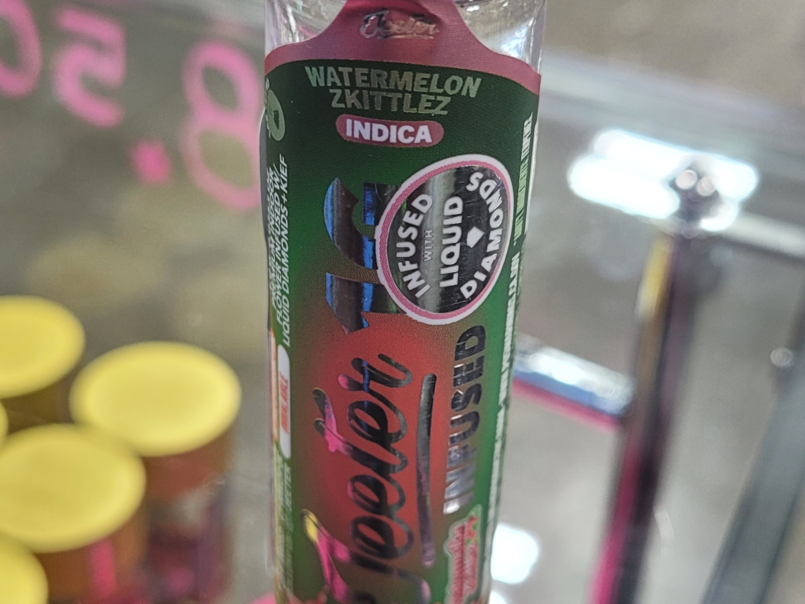 Jeeter Watermelon Zkittlez 1g Infused Preroll Kure Wellness Medical