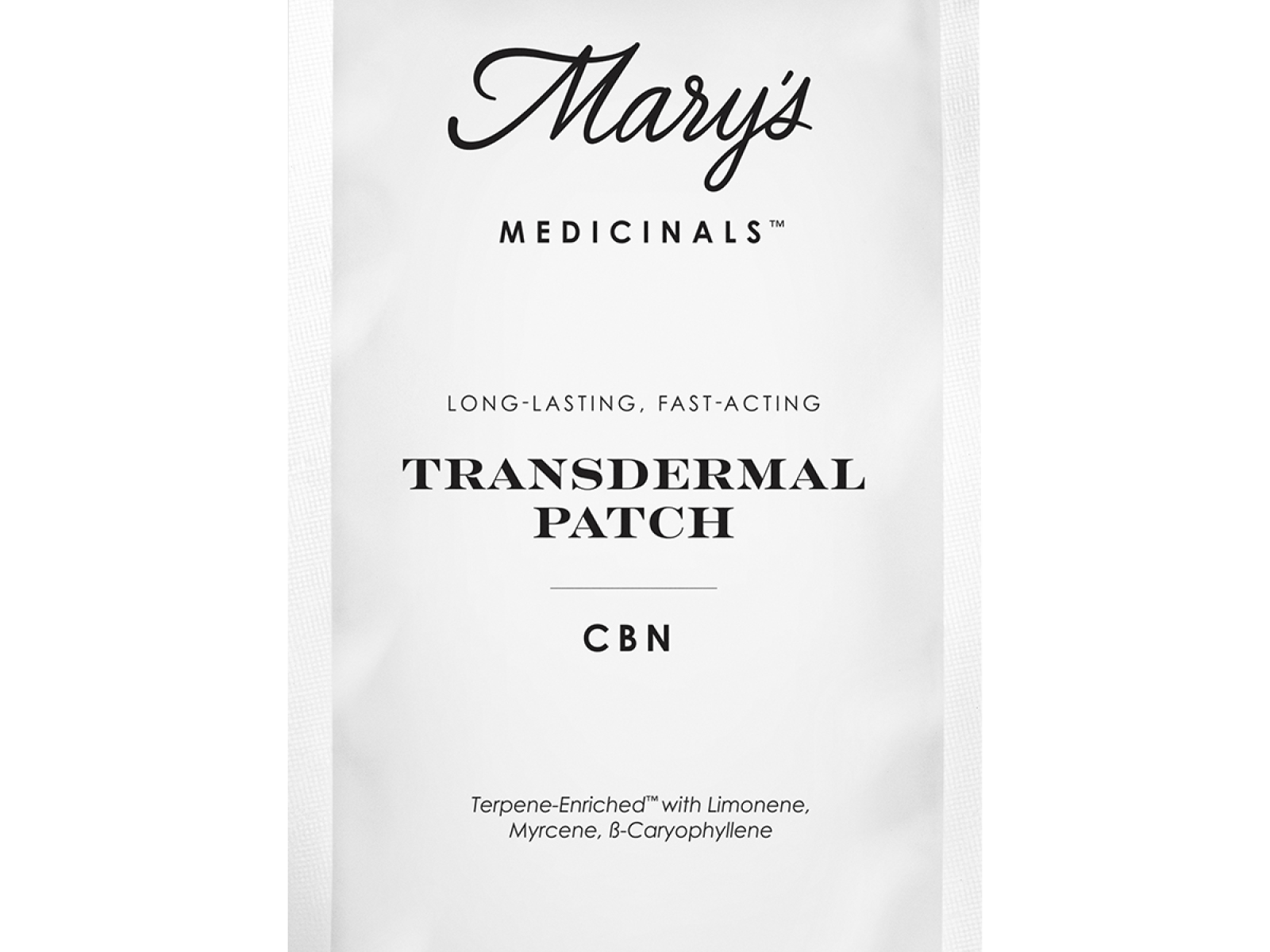 Mary's Medicinals CBN Transdermal Patch 20mg | Kure Wellness | Cannabis ...