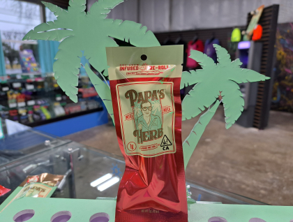 Papa's Herb Peach Ringz 1g Infused Preroll