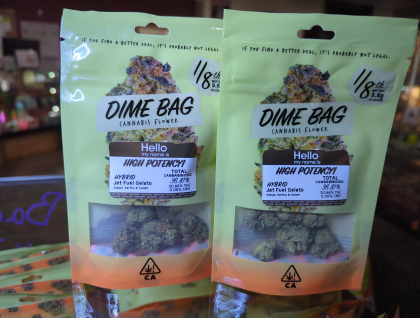 Dime Bag Jet Fuel Gelato 3.5g Flower