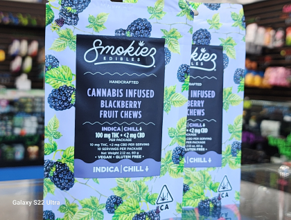 Smokiez Blackberry 100mg THC Gummies