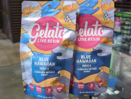 Gelato Blue Hawaiian Live Resin 100mg Edibles