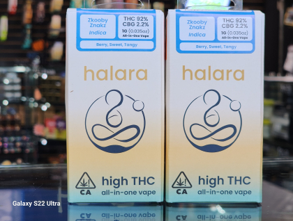 Halara Zkooby Znaks 1g All in One Cartridge