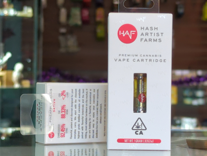 Hash Artist Farms Pineapple Fields 1g Cartridge