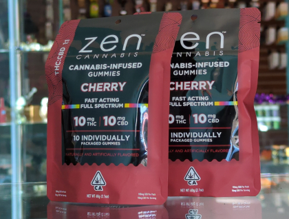 ZEN Cherry 1:1 THC/CBD 100/100mg Edibles