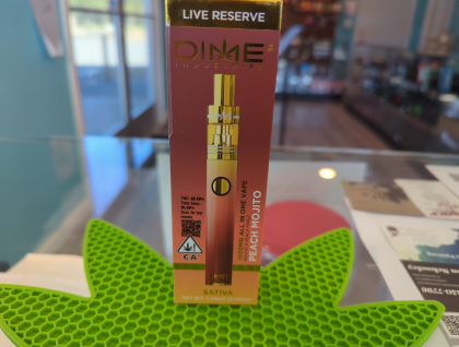 Dime Industries Peach Mojito Live Reserve 1g Disposable Cartridge