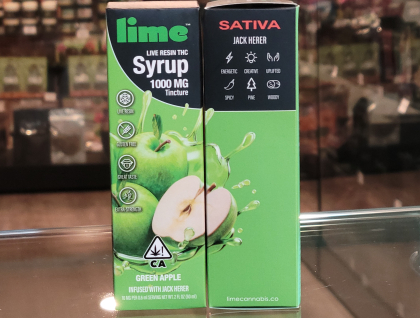 Lime Green Apple Live Resin Syrup 1000mg Tincture