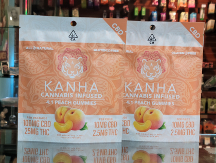 Kanha Classic 4:1 CBD Peach Gummies