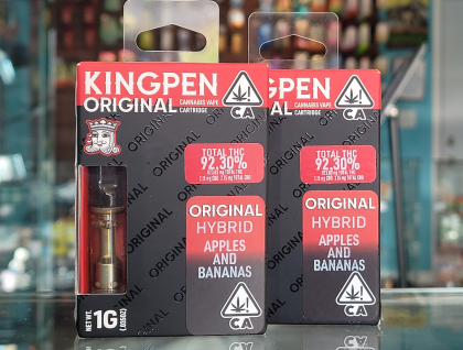 Kingpen Apples and Bananas 1g Cartridge