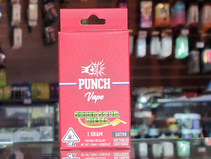 Punch Super Sour Diesel 1g Dist. Cartridge