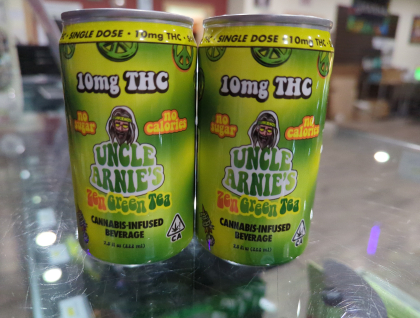 Uncle Arnie's Zen Green Tea Zero Calories 7.5oz 10mg THC Beverage