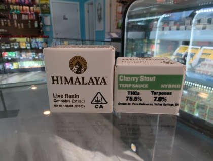 Himalaya Cherry Stout 1g Live Resin Sauce