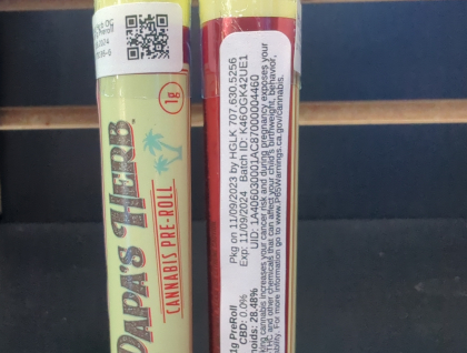 Papa's Herb OG Kush 1g Preroll