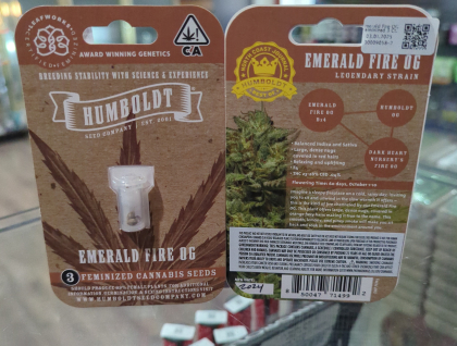 Humboldt Seed Co. Emerald Fire OG Feminized 3 Ct.