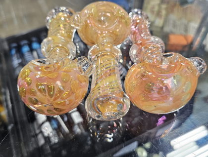 Fumed Swirl Ring Handpipe (107)