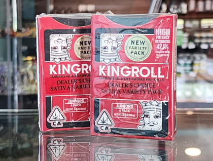Kingroll Jr. Sativa Variety 4-Pk 0.75g Infused Preroll