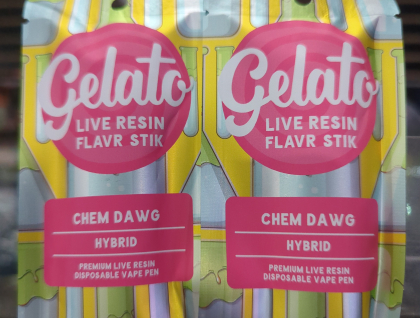 Gelato Chem Dawg 1g Live Resin Disposable Cartridge