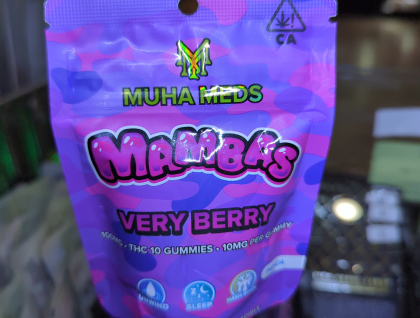 Muha Meds Mambas Very Berry 100mg Gummies