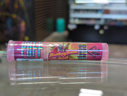 Puff Strawberry Banana Smash 1g Diamond Infused Preroll