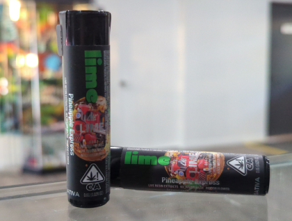 Lil Limes Pineapple Express Diamond & Hash Infused 0.6g Mini Preroll