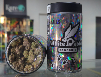 White Rabbit Glitter Bomb Smalls 14g Flower