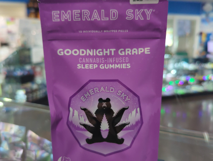 Emerald Sky Goodnight grape sleep 100mg Edibles