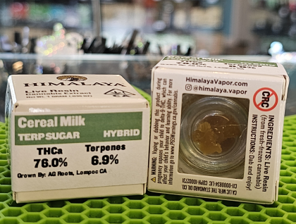 Himalaya Cereal Milk 1g Live Resin Sugar Concentrate