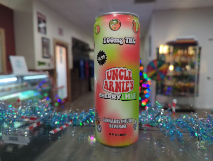 Uncle Arnie's Cherry Limeade 12oz 100mg THC Beverage