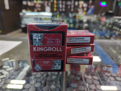 Kingroll Jr Sativa Mix #7 Variety 4-Pk 0.75g Infused Preroll