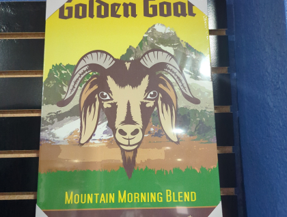 High Art Studios Golden Goat Canvas