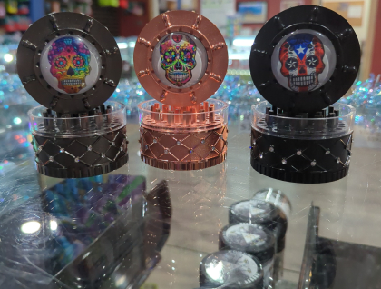 3D Skull Grinder 65MM 4Pcs