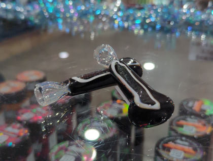 Black Tube Dicro Chillum