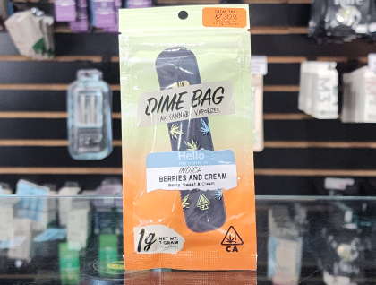 Dime Bag Berries and Cream 1g Disposable Cartridge