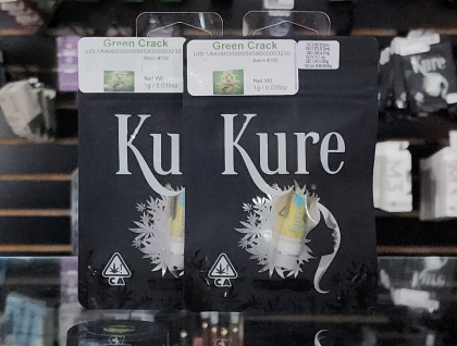 Kure Green Crack 1g Cartridge