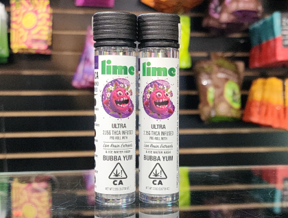 Lime Bubba Yum 2.15gTHCa Ultra Infused Preroll