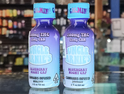 Uncle Arnie's Blueberry Night Cap 4:1 THC/CBN  2oz 100mg Edibles