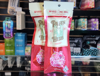 Papa's Herb Razzberry Zlushie 1g Infused Preroll
